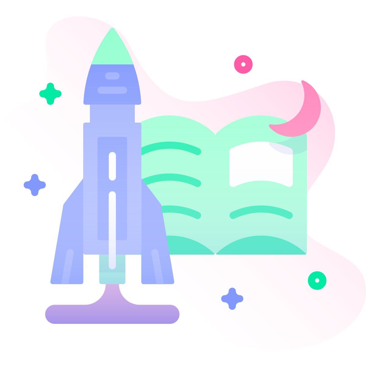 rocket education icon