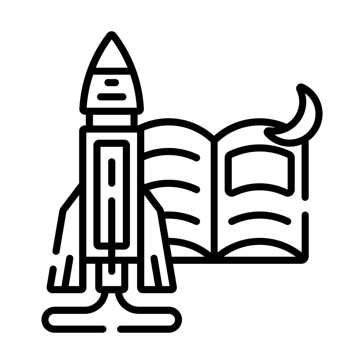 rocket education icon