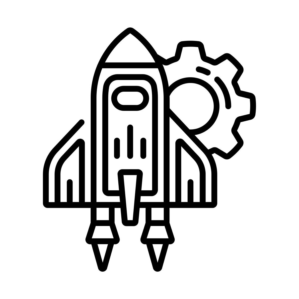 engrenage de fusée icon
