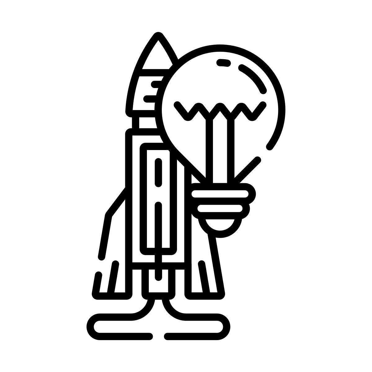 rocket idea icon