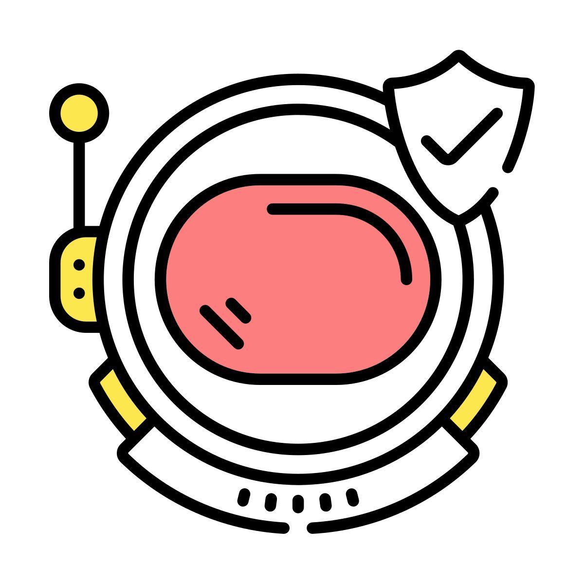 astronaut helmet icon