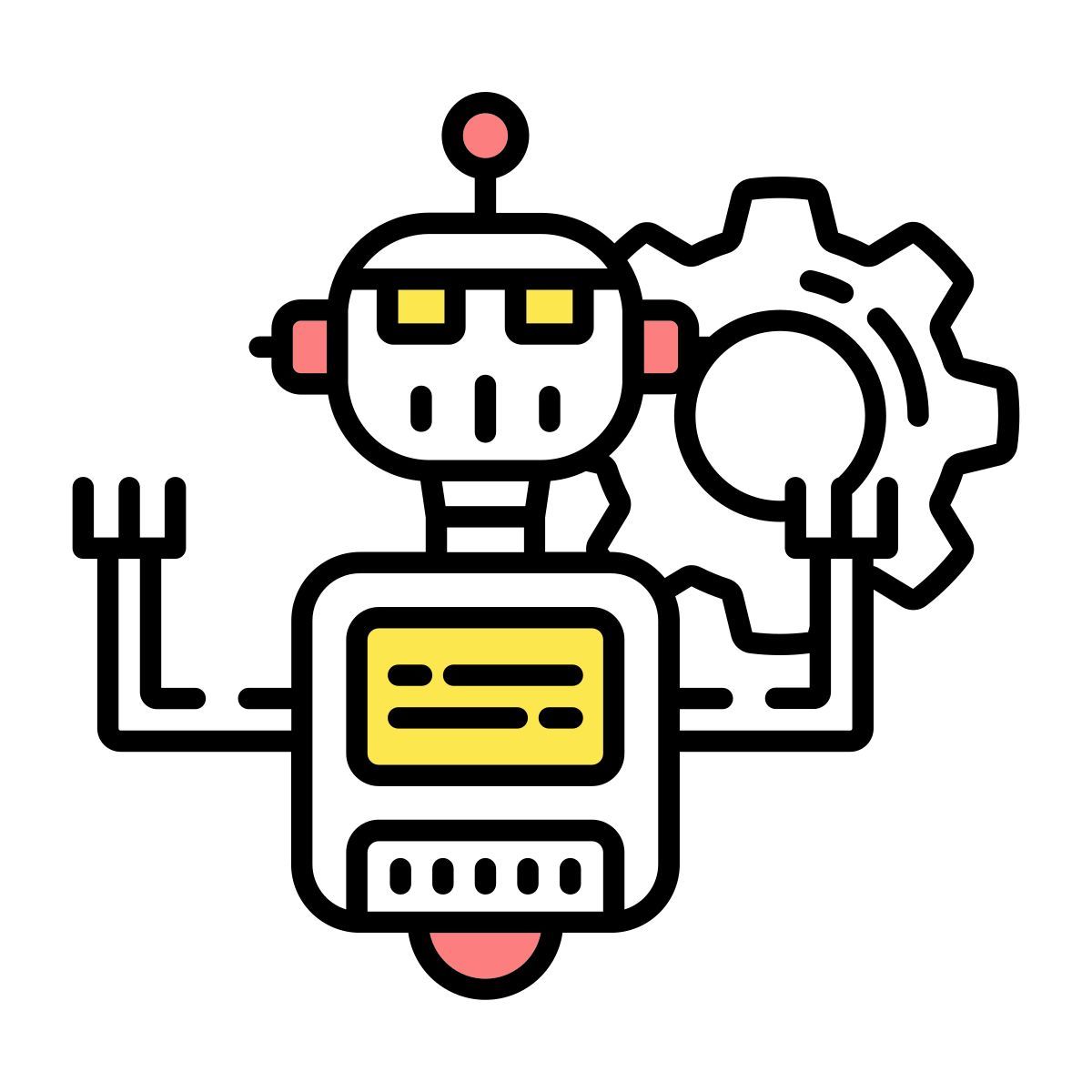 robot gear icon