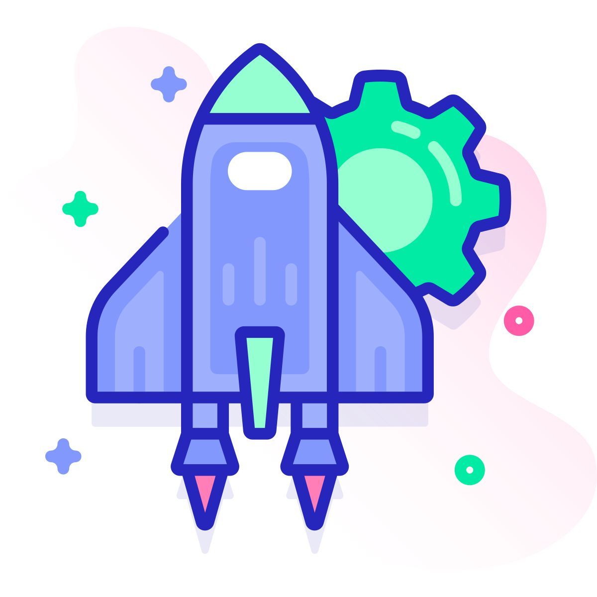 rocket gear icon