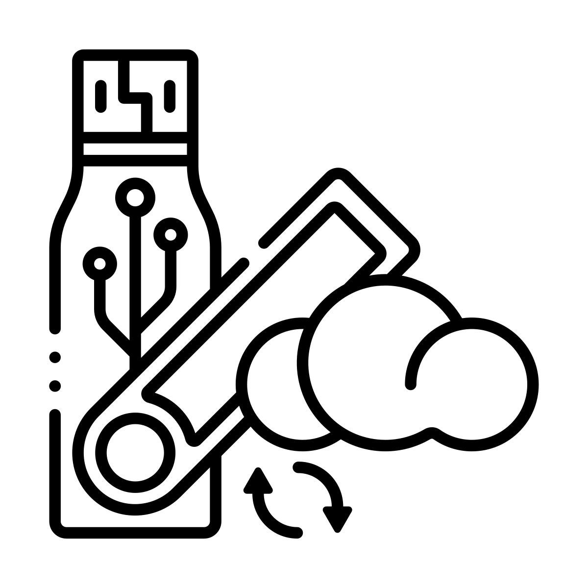 USB闪存盘云 icon