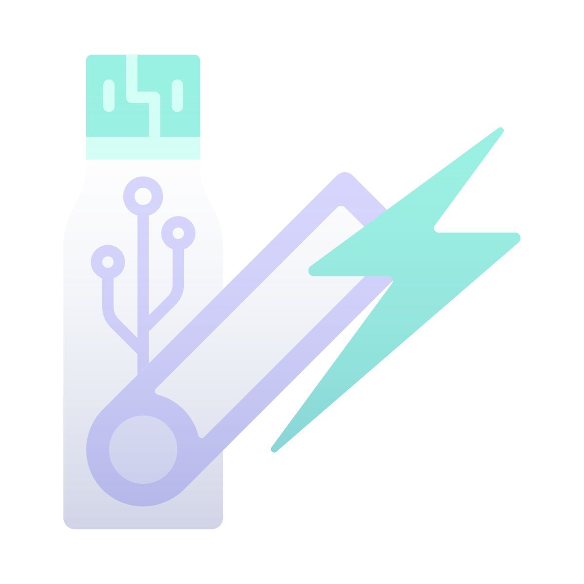 usb flash drive flash icon