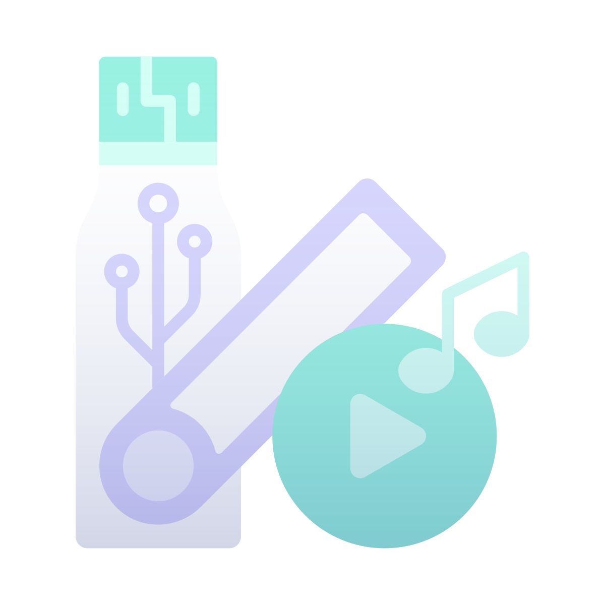 USB 플래시 드라이브 미디어 icon