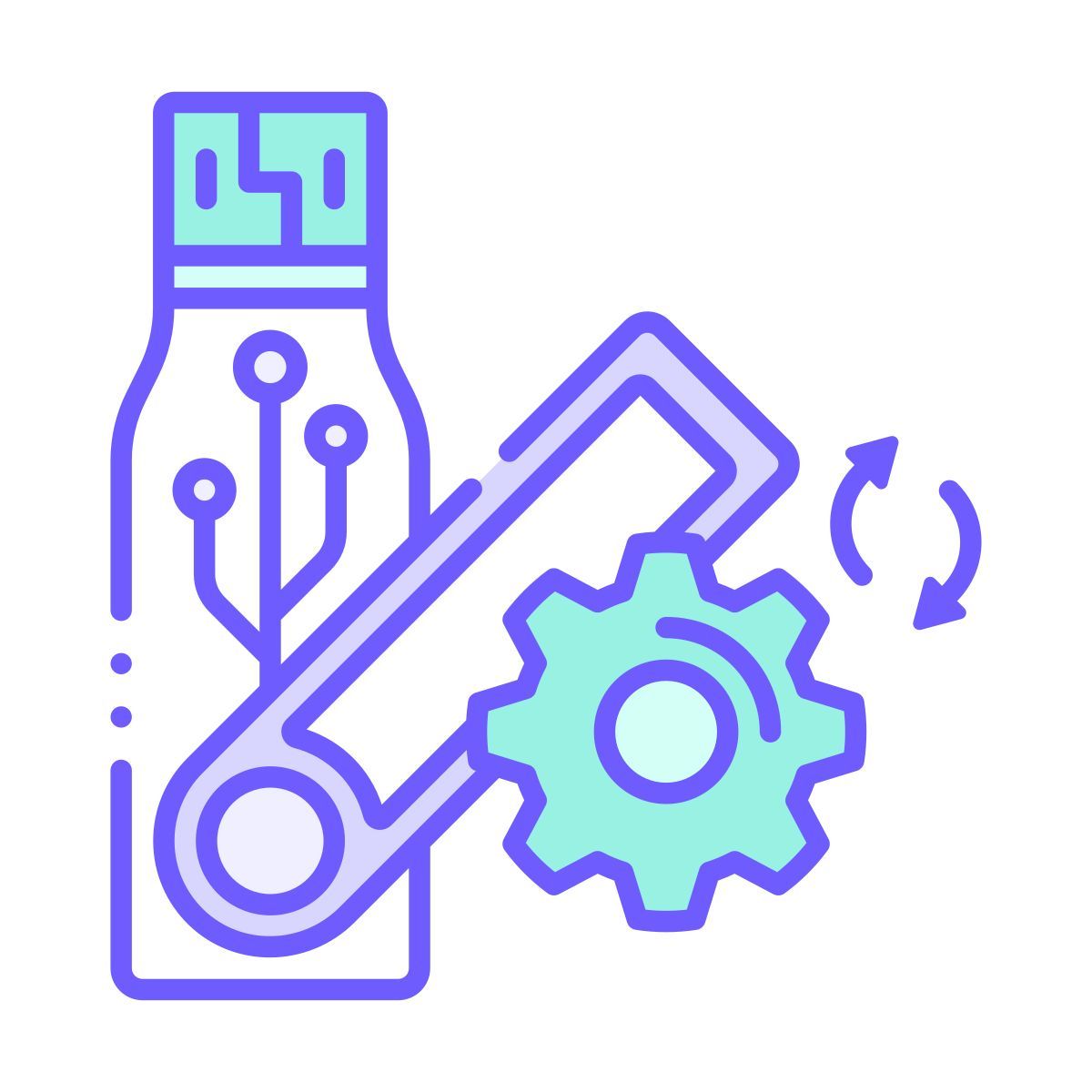 usb 플래시 드라이브 설정 icon