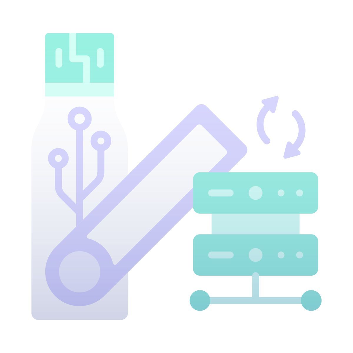 usb flash drive storage icon