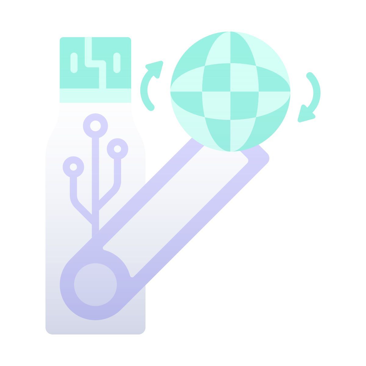 usb flash drive web icon