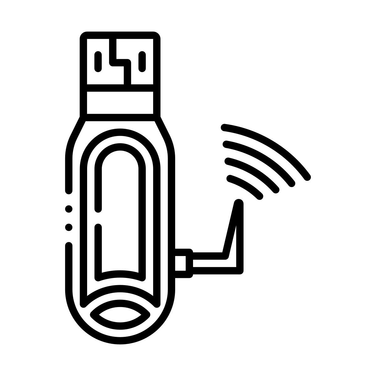 wireless flash drive icon