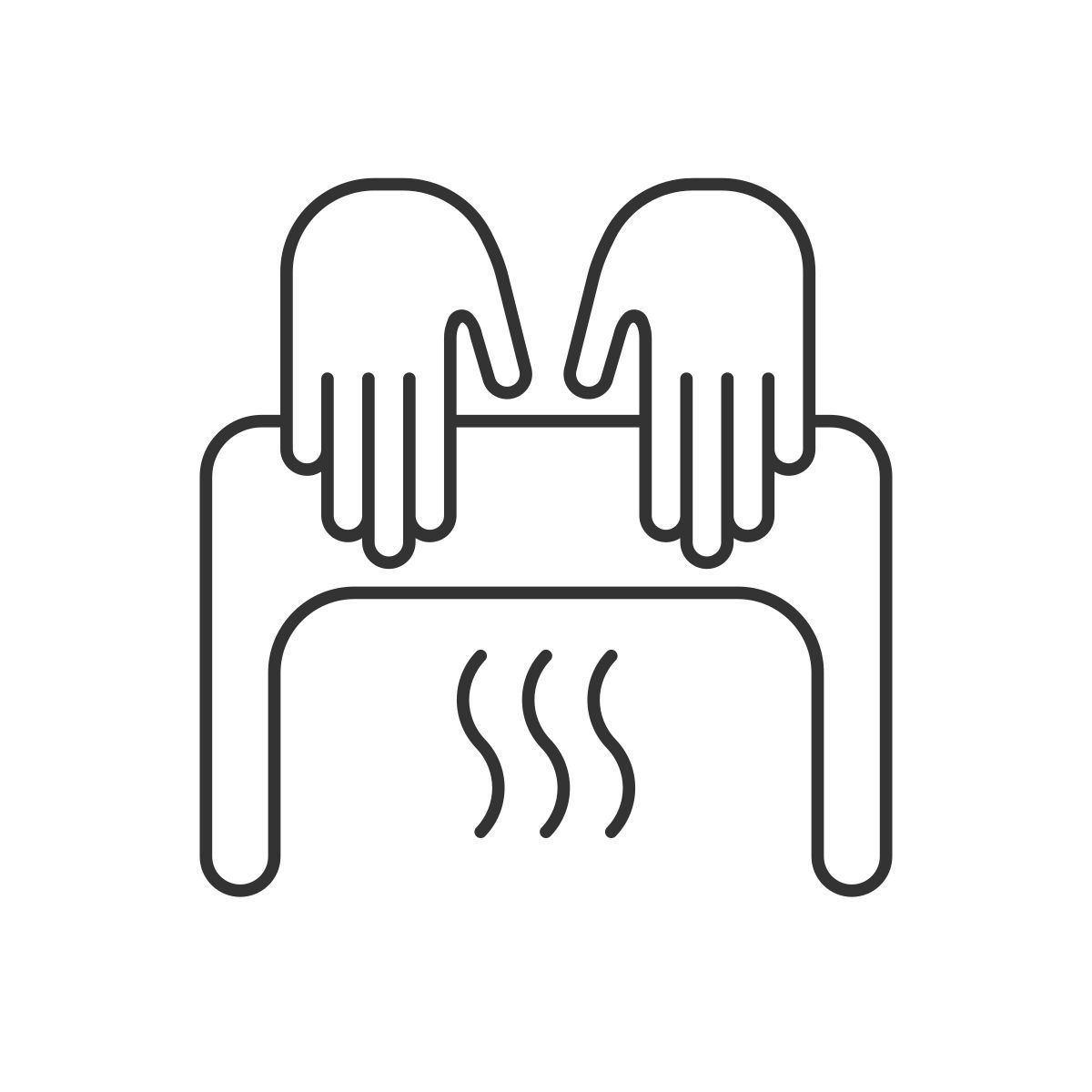 automatic hand dryer icon