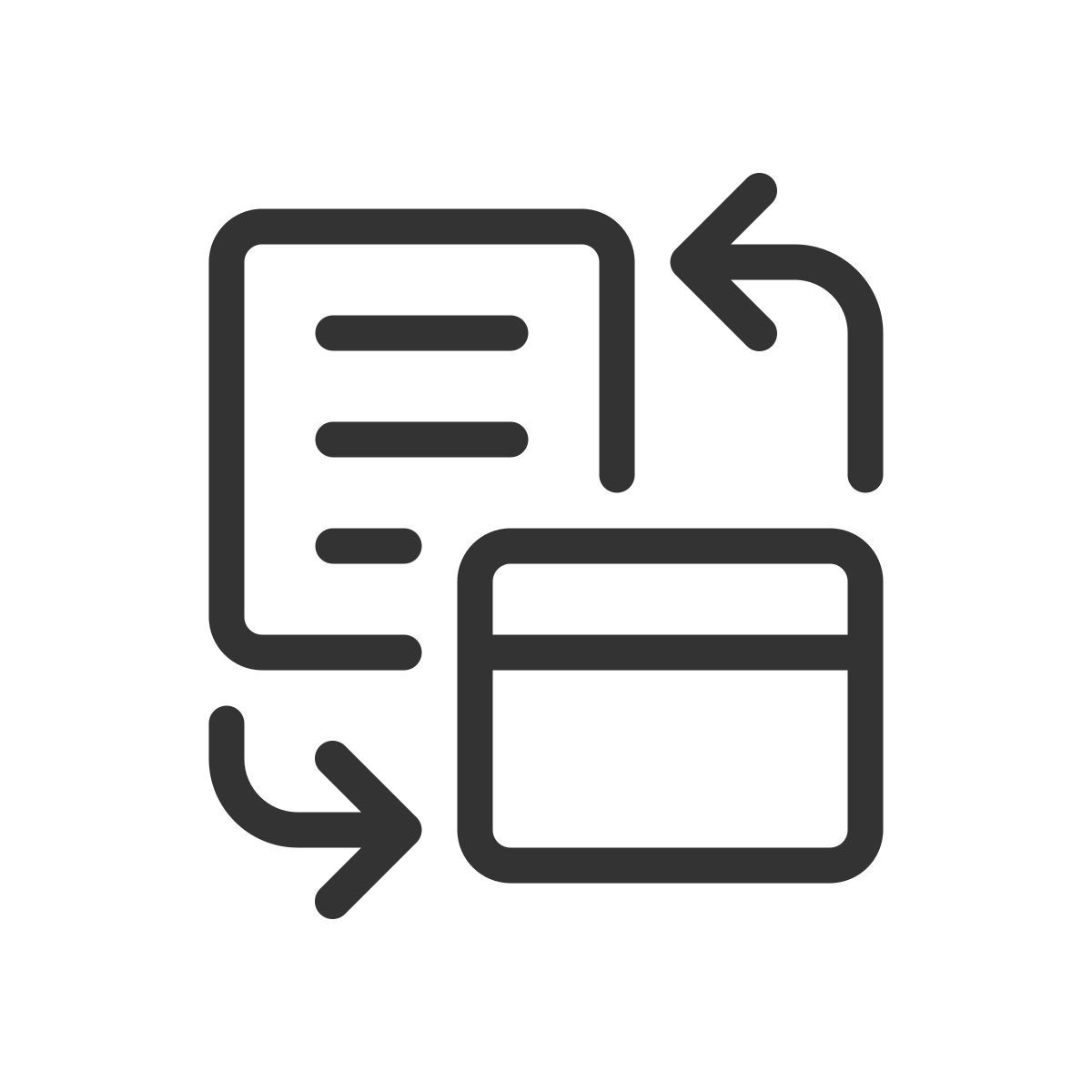 bank account statement icon