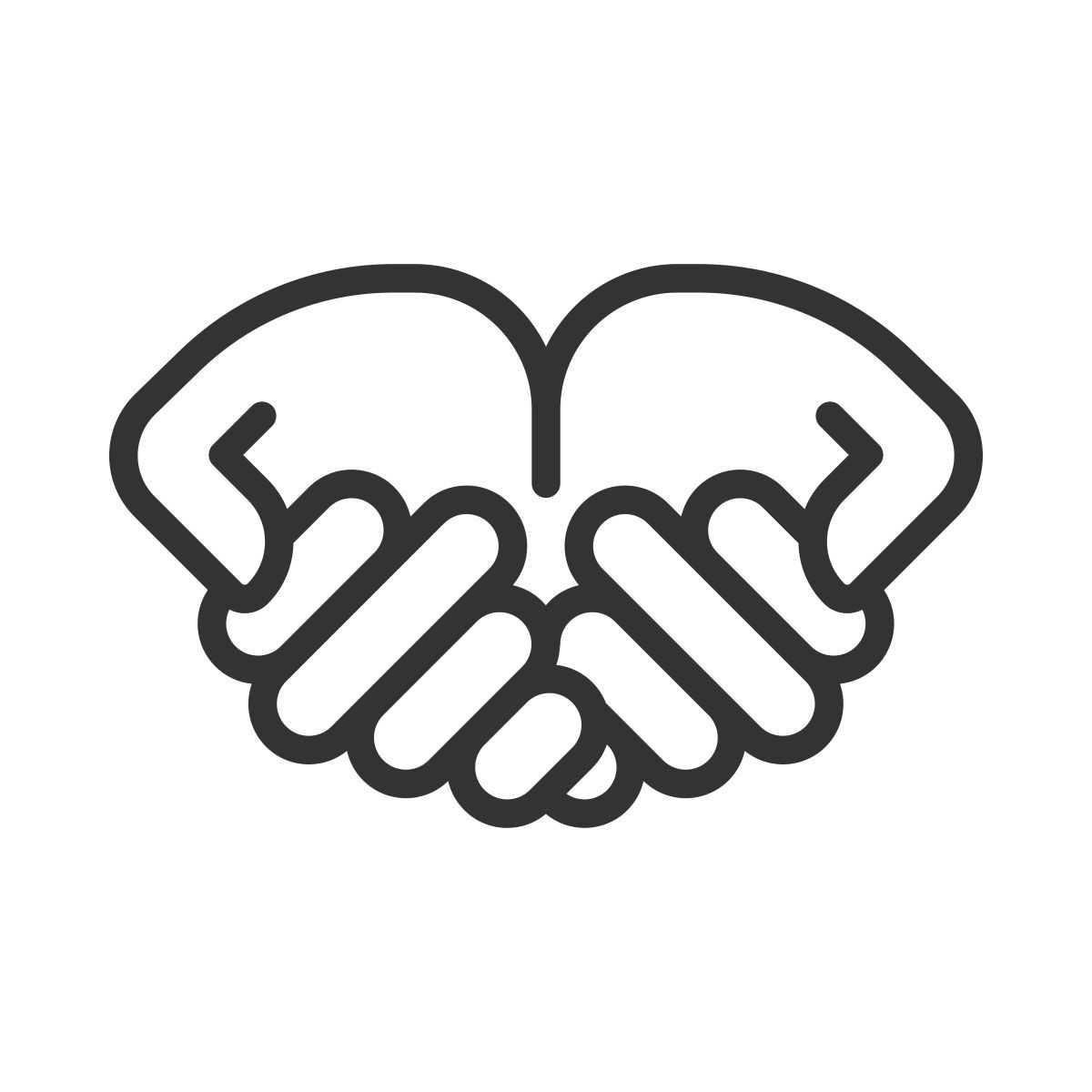 begging hands icon