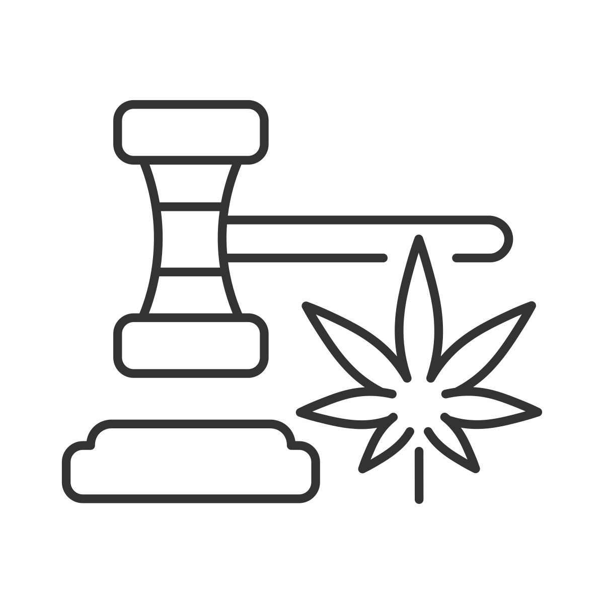 cannabis legalization icon