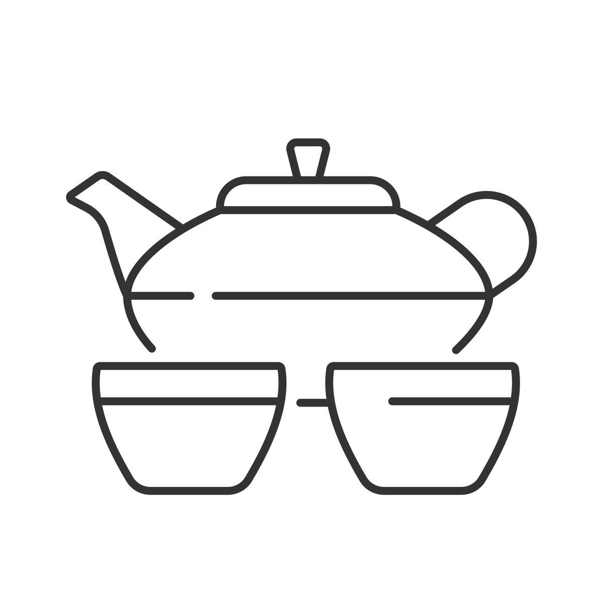 chinese tea set icon