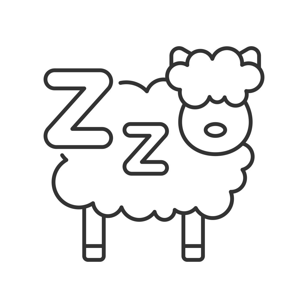 counting sheep icon