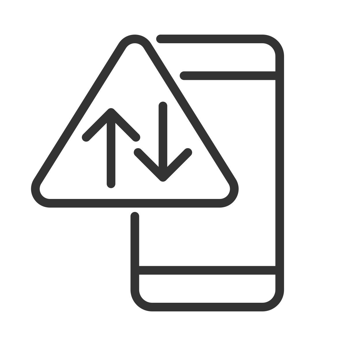 data usage warning icon