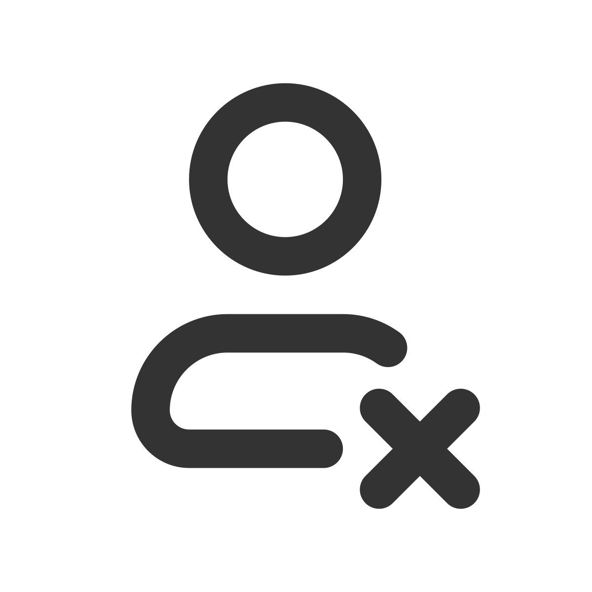 delete contact icon