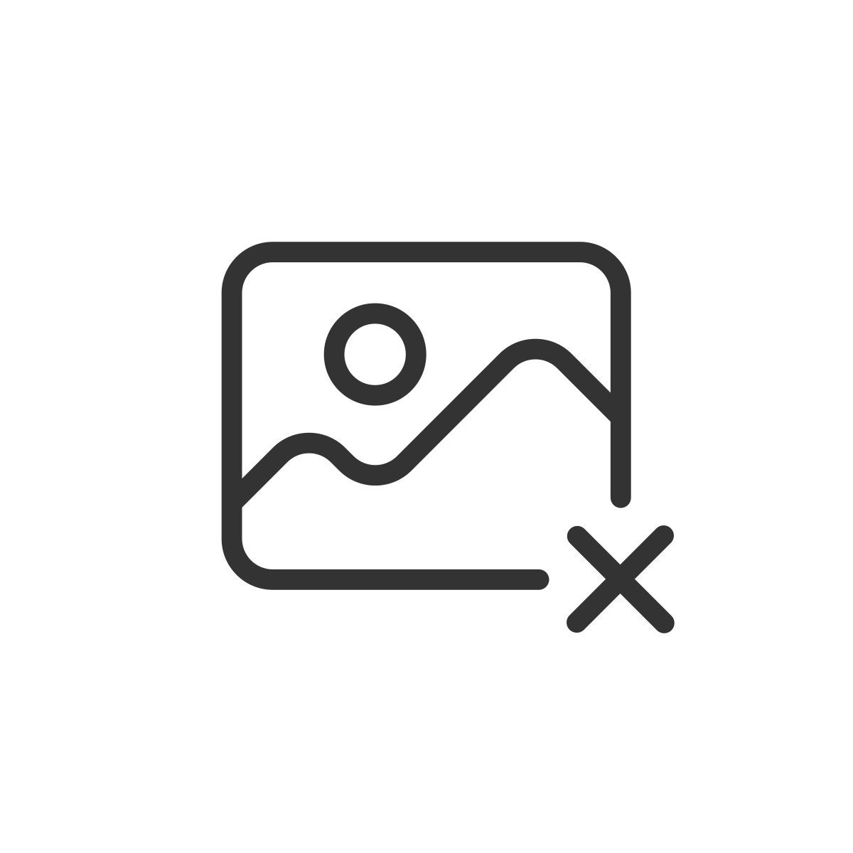 elimina foto icon