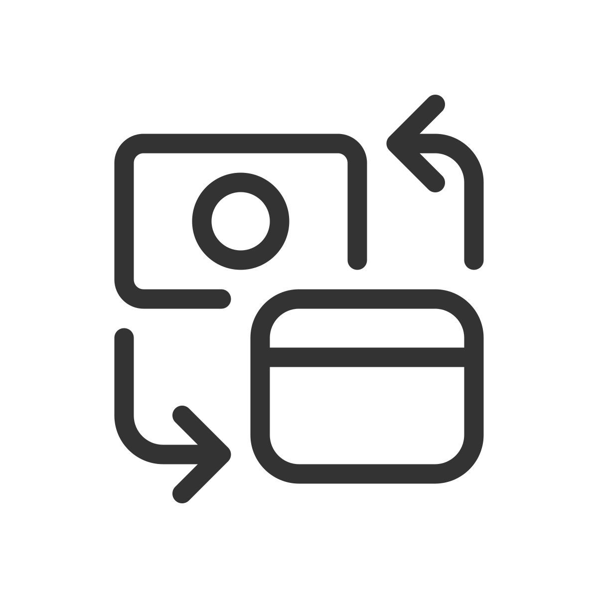 different bank accounts icon