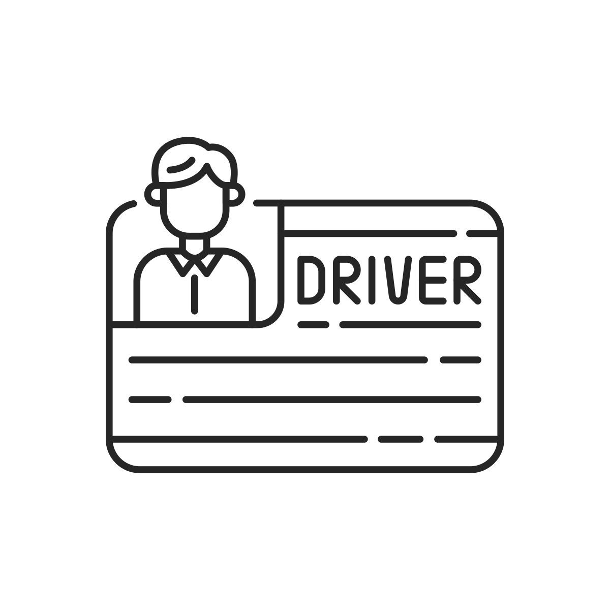drivers license icon