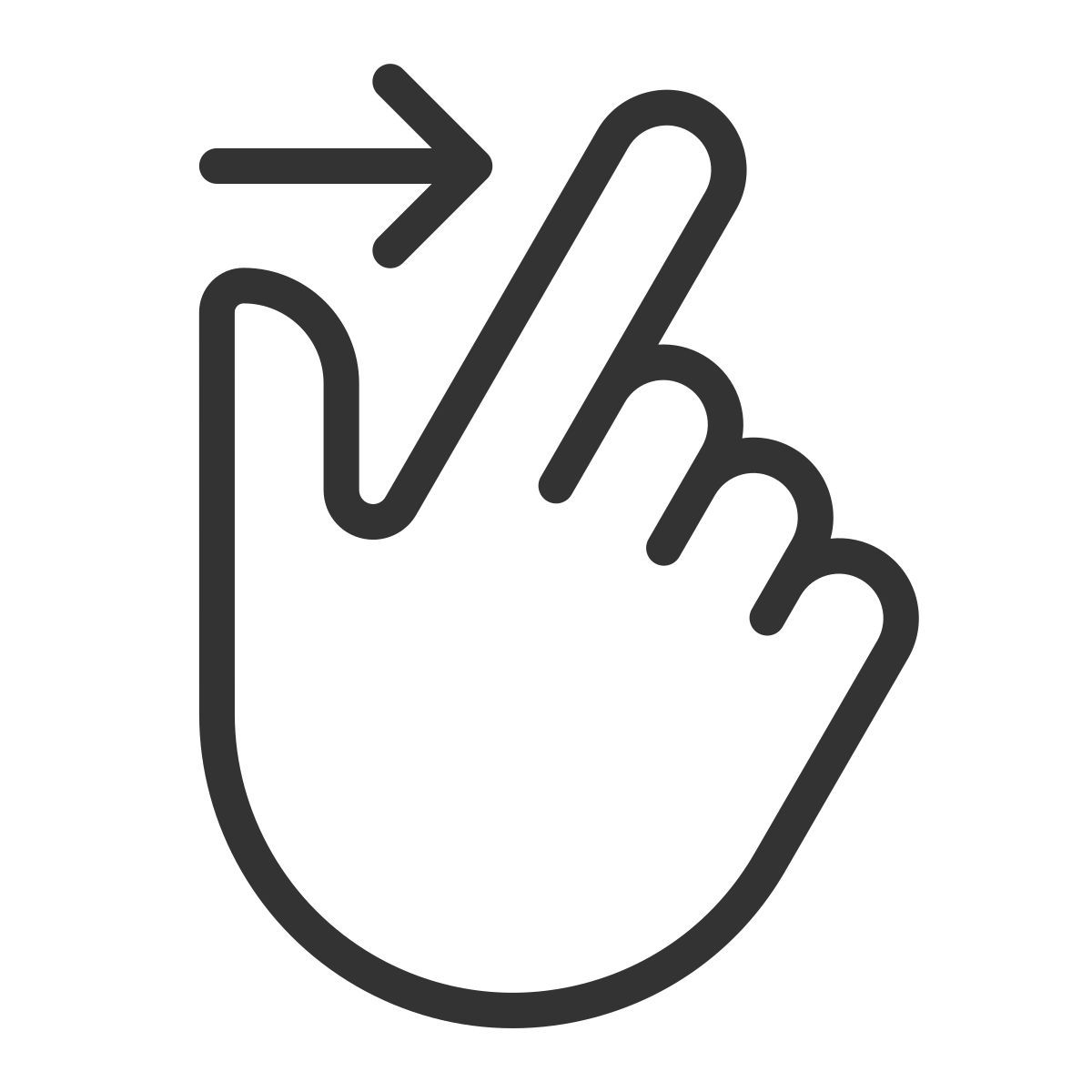 edge swipe icon