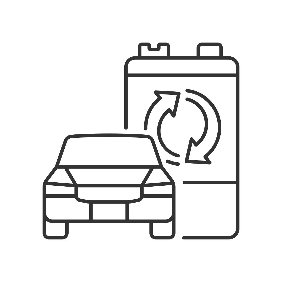 electric vehicle icon