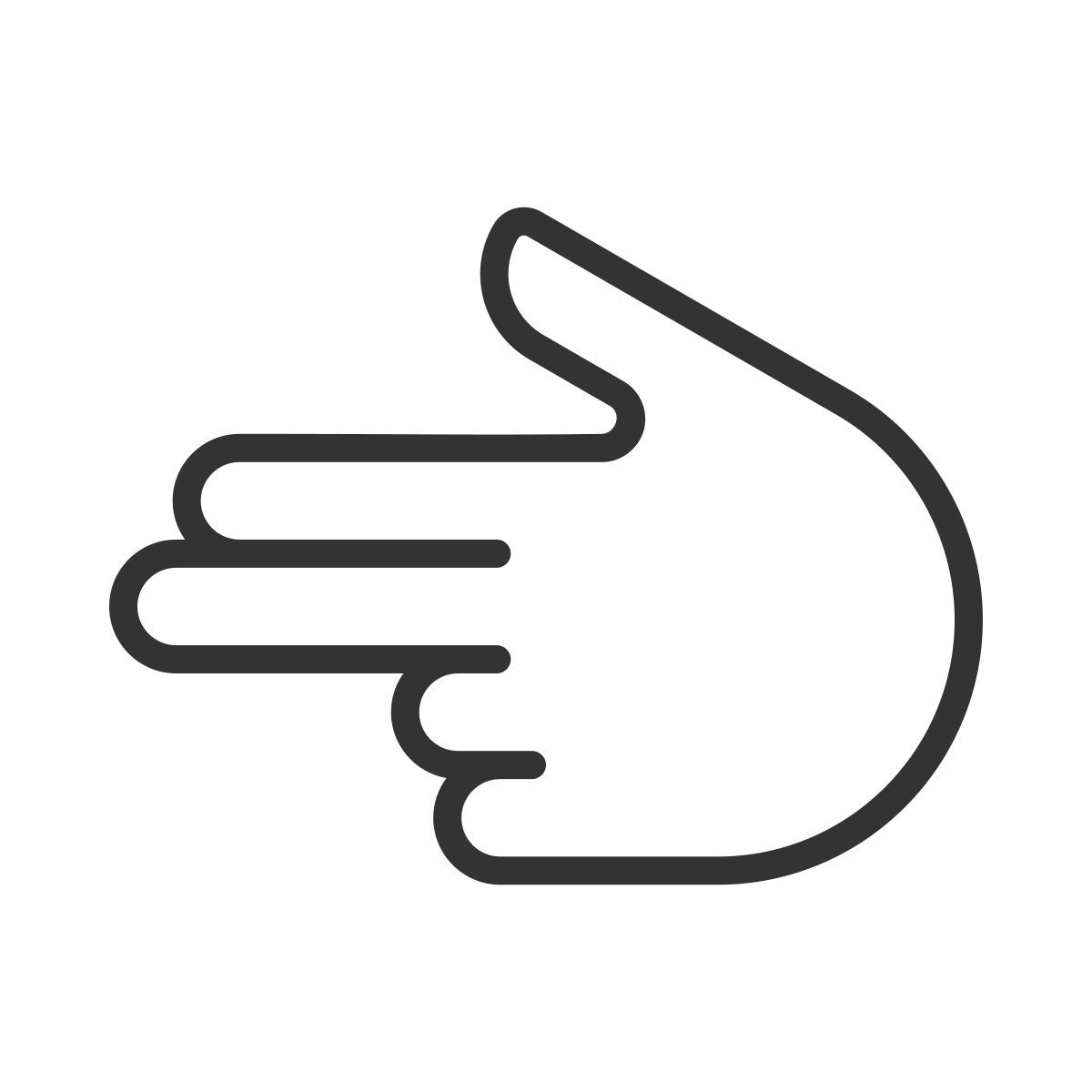 finger gun icon