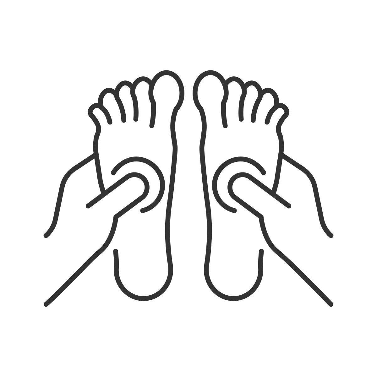 foot massage icon