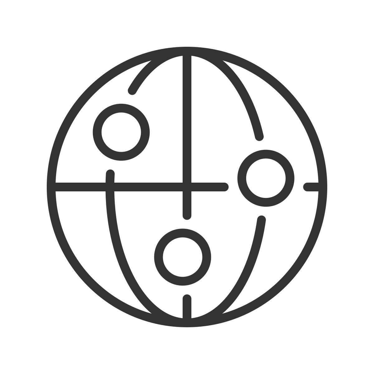 conexão global icon