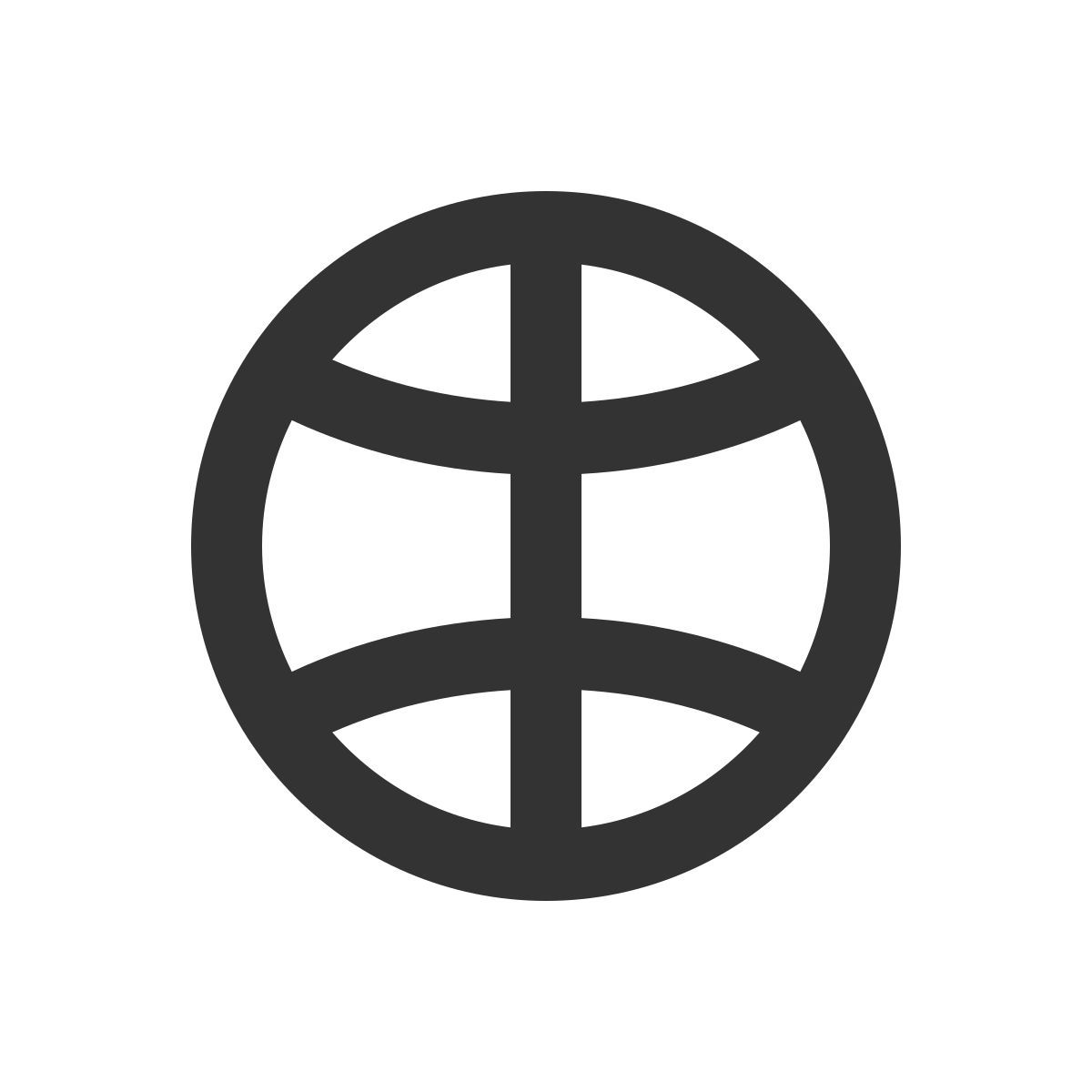 Red global icon