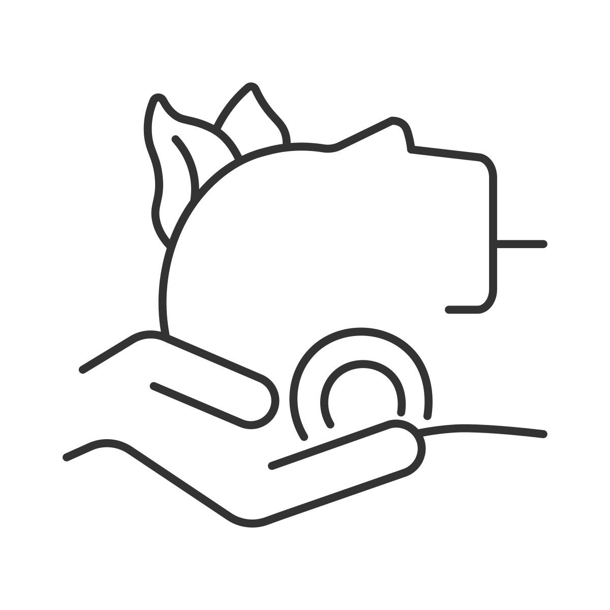 head massage icon