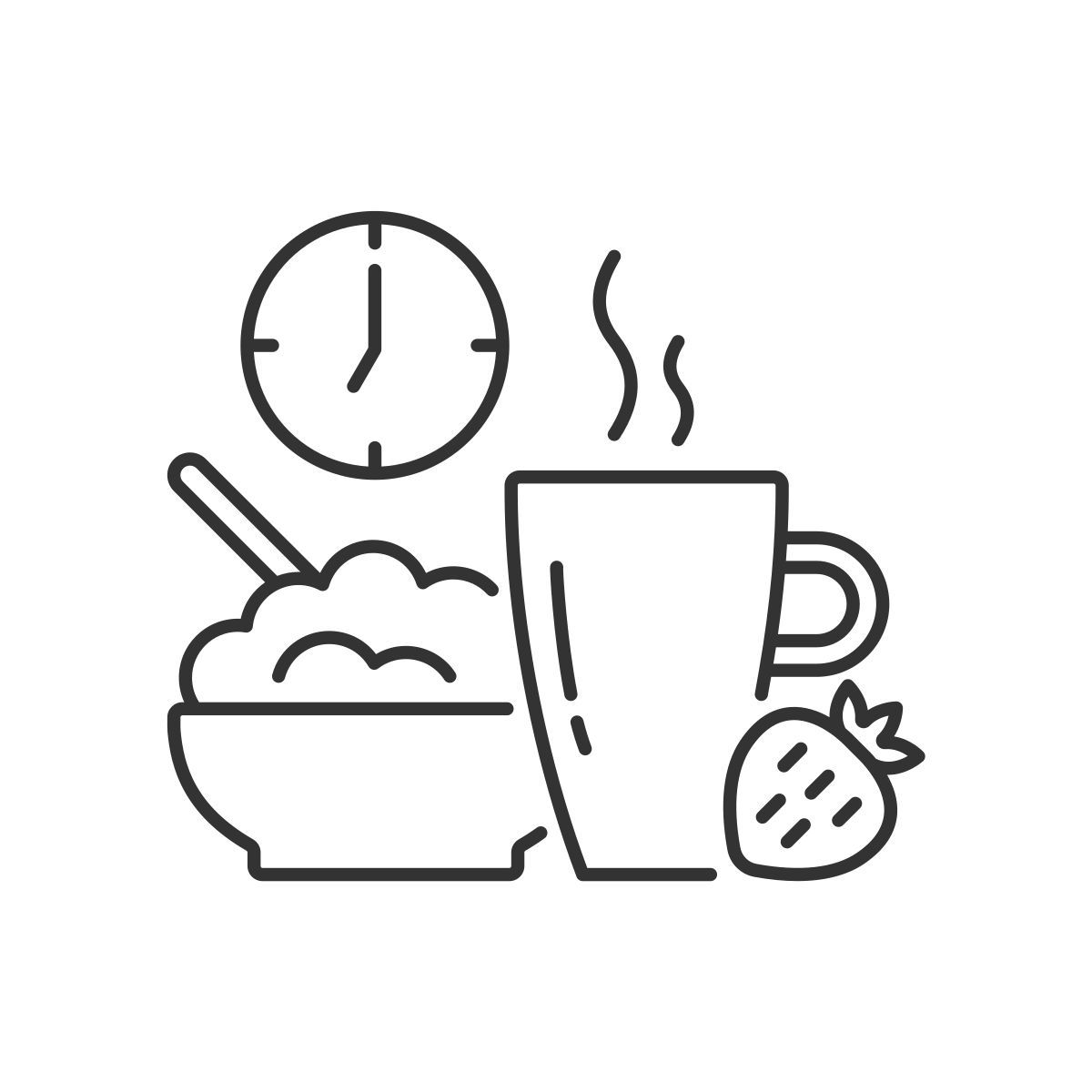 healthy breakfast icon