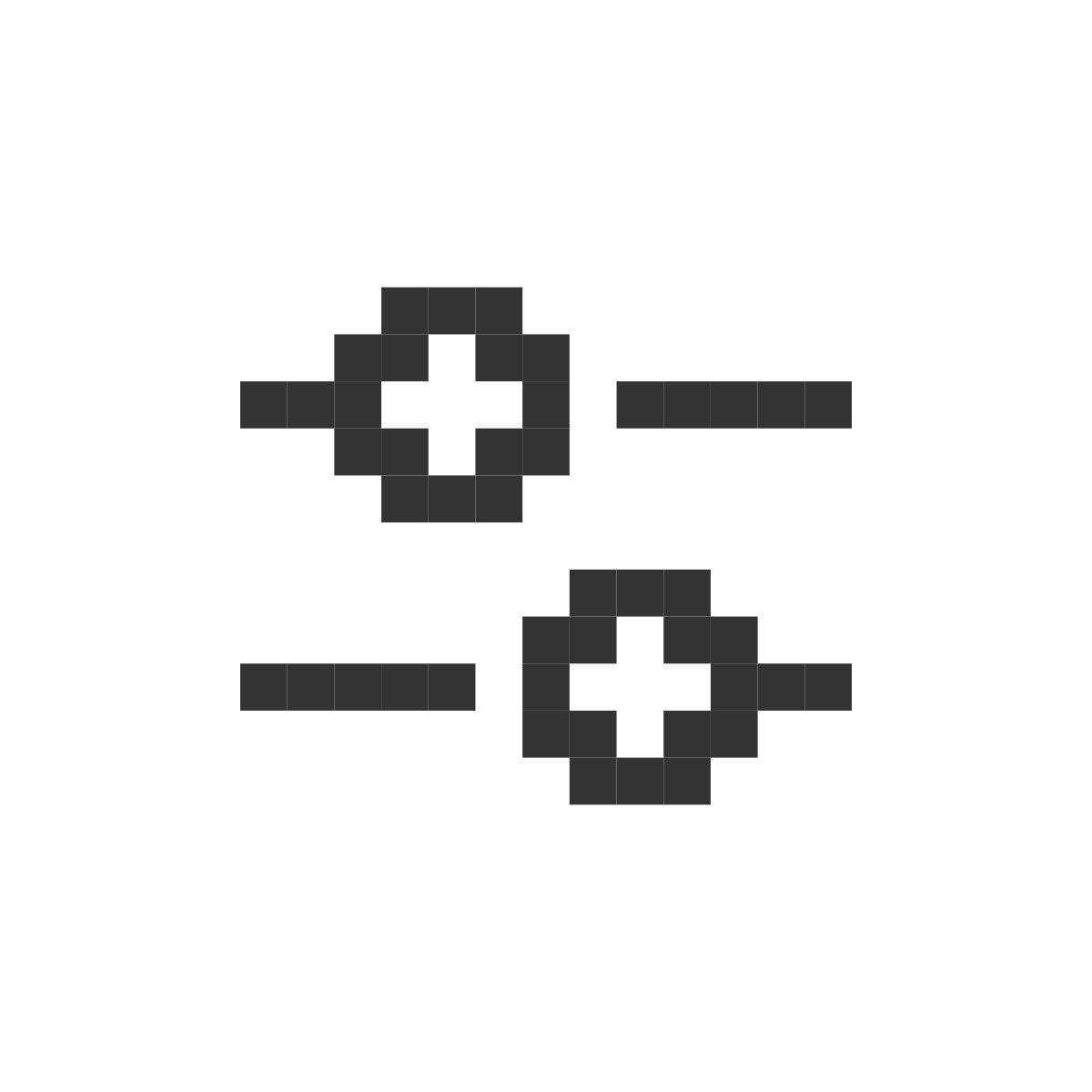 horizontale anpassung icon