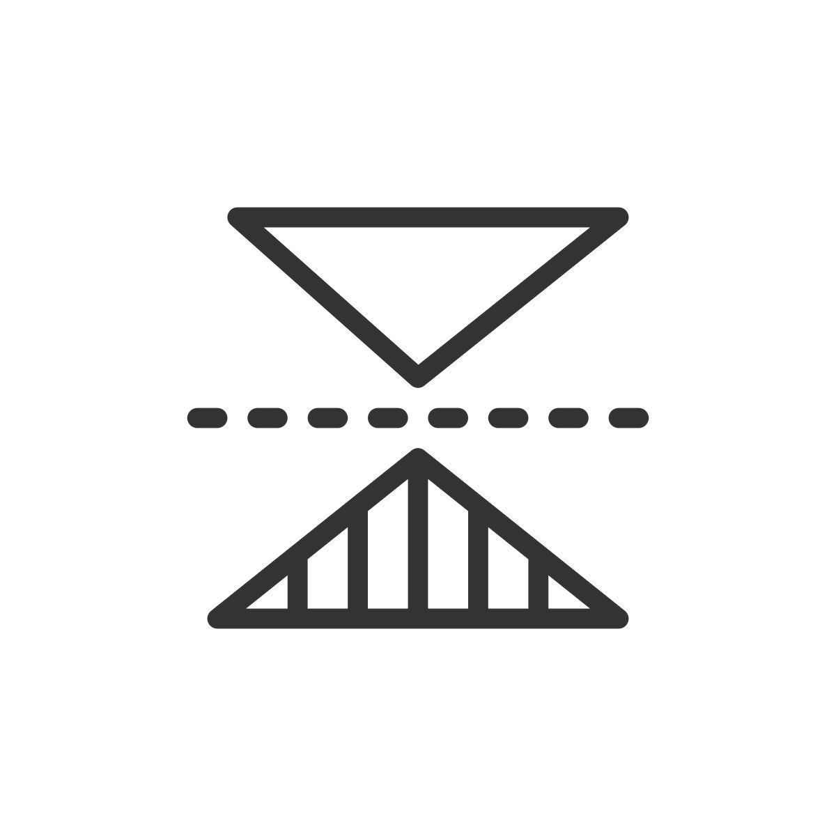 horizontal reflection icon