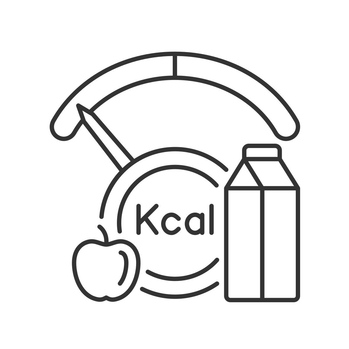 insufficient consumption of food icon