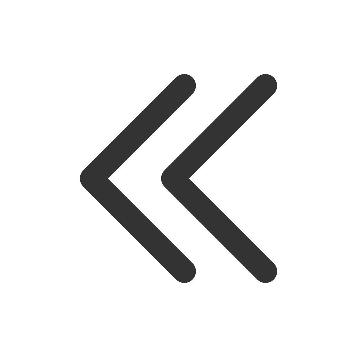 left double arrow icon