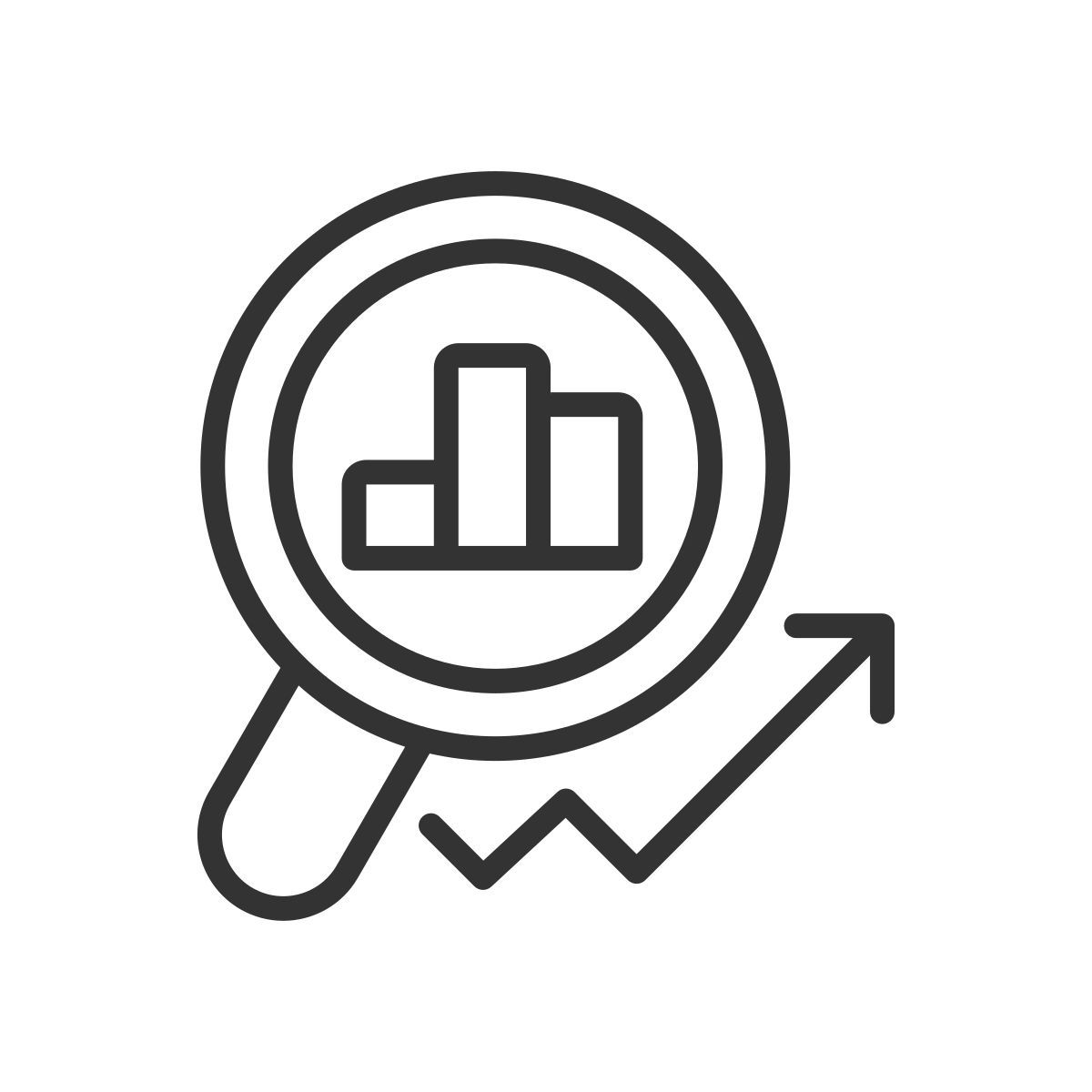 market monitoring icon