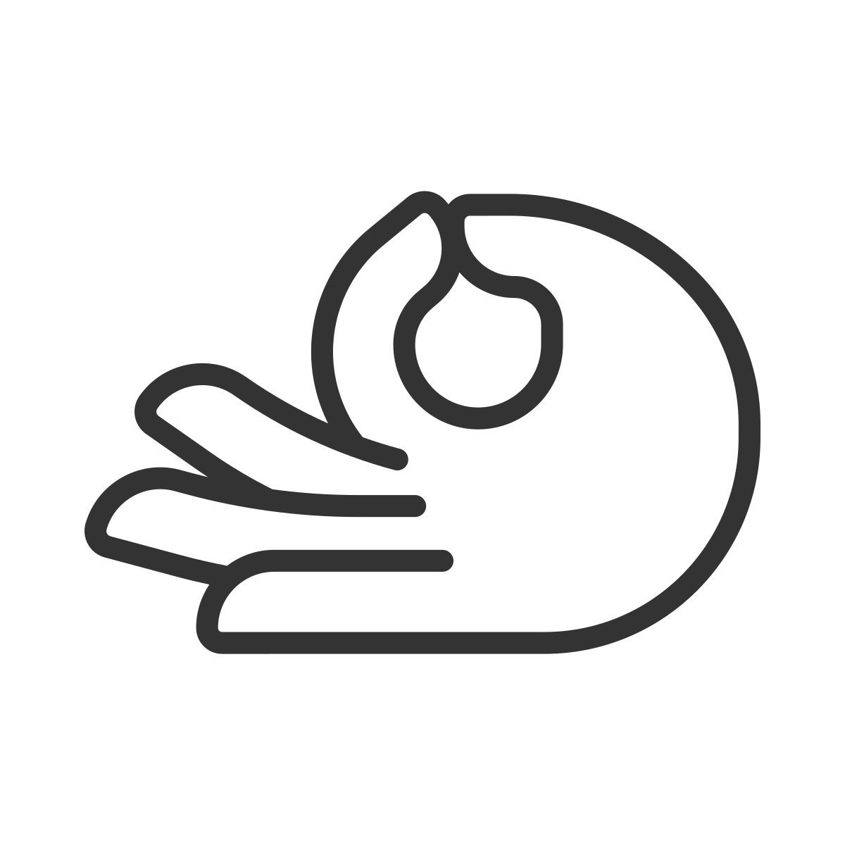 meditation mudra icon