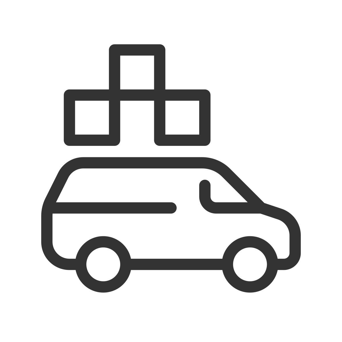 minivan taxi icon