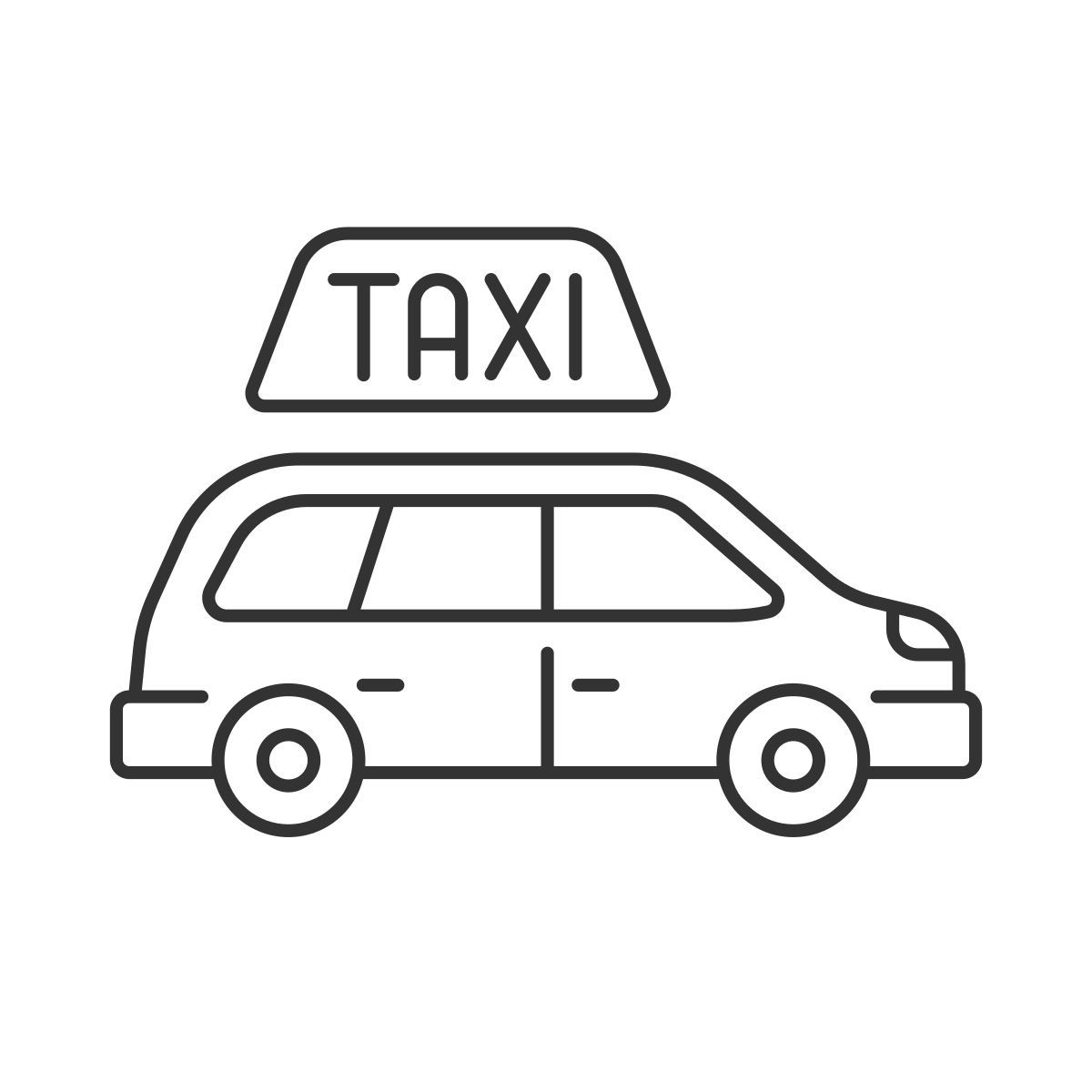 minivan taxis icon