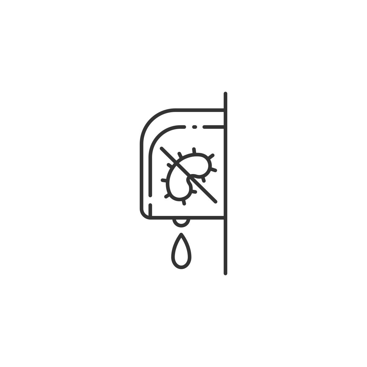 mounted sanitizer icon