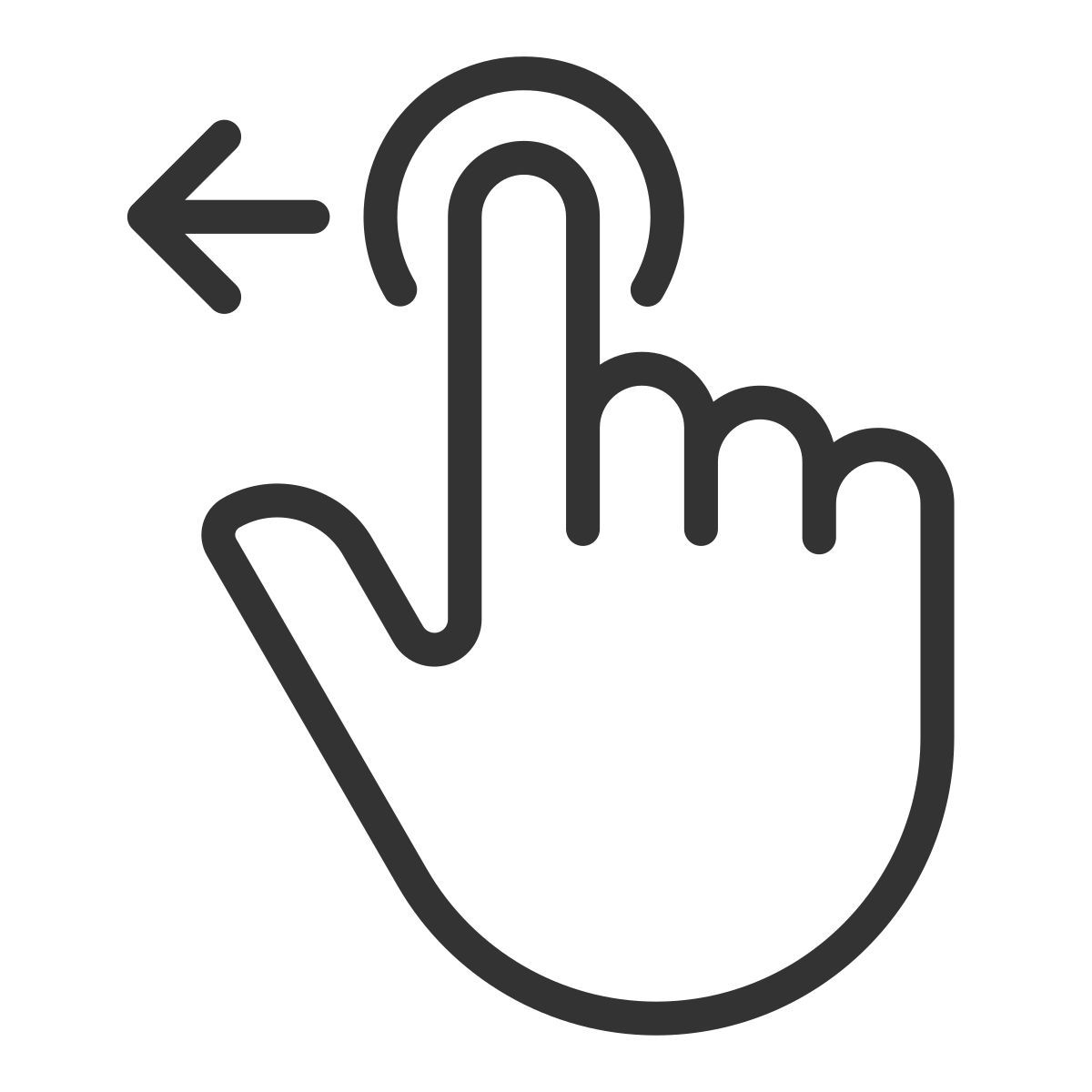 move to left icon