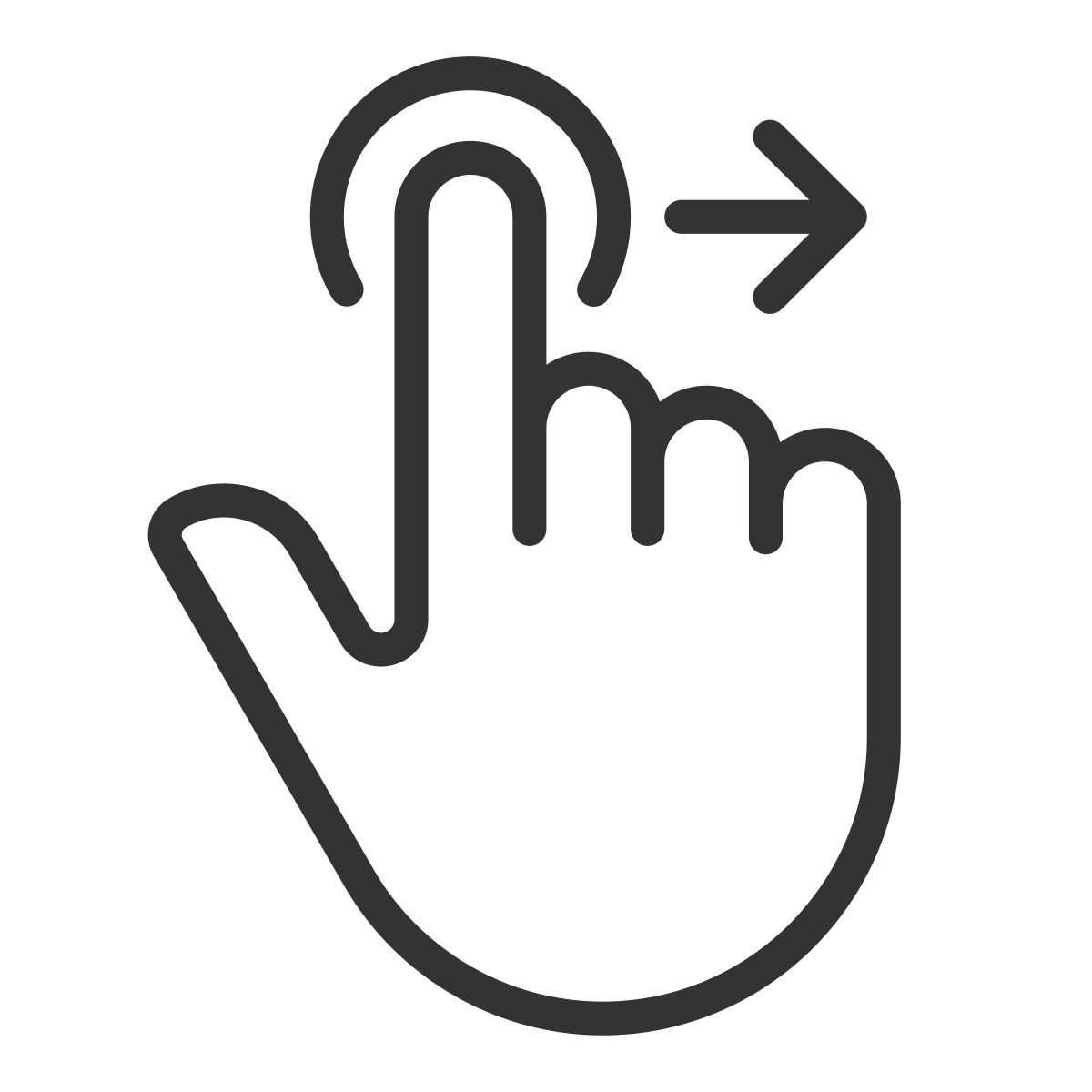 move to right icon