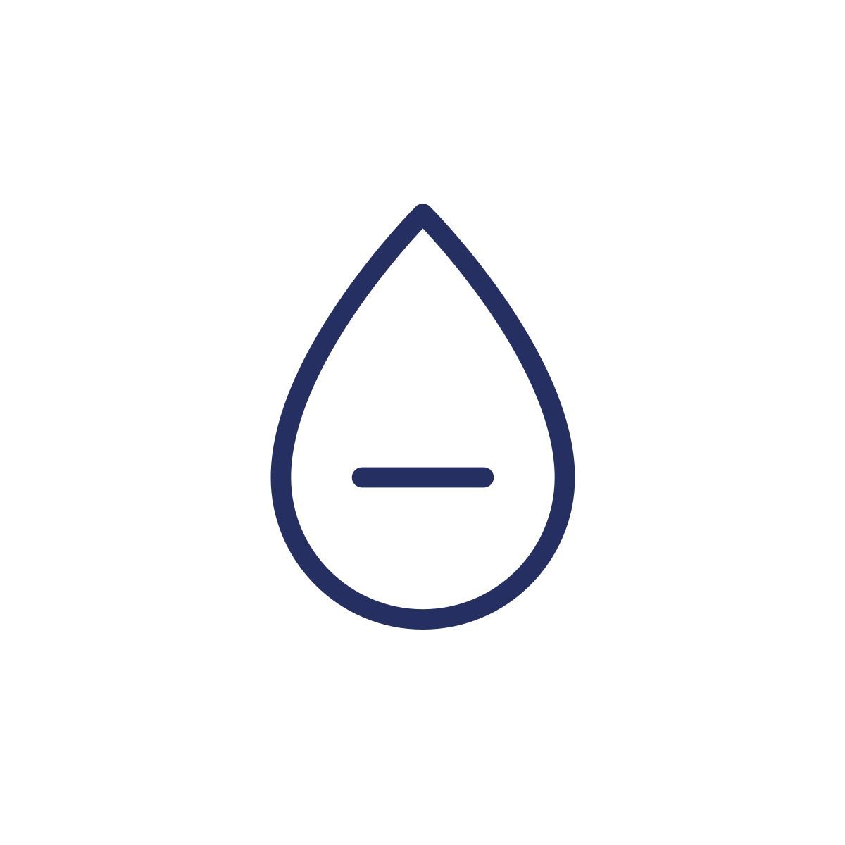 negative blood type icon