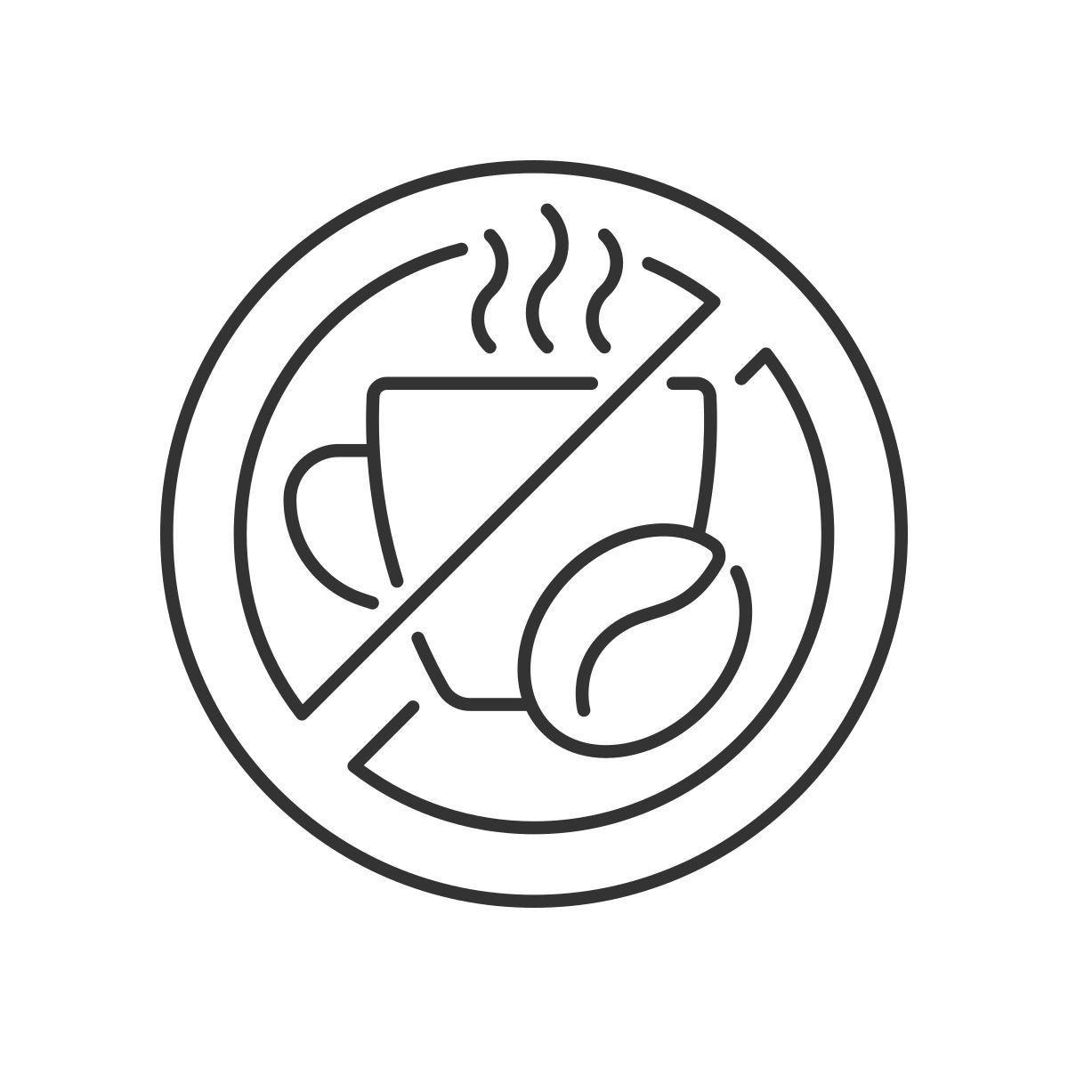 no caffeine icon