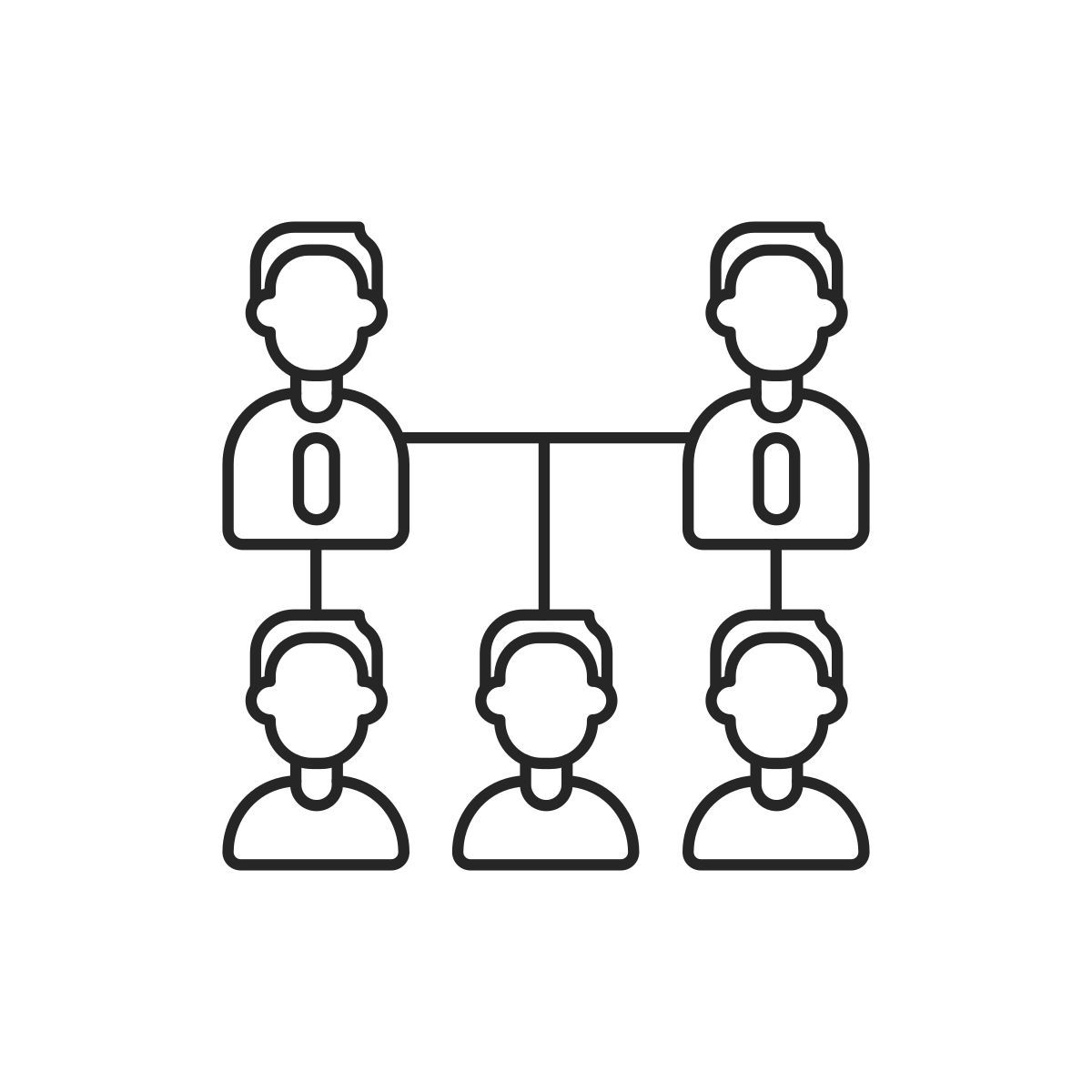 organic company structure icon