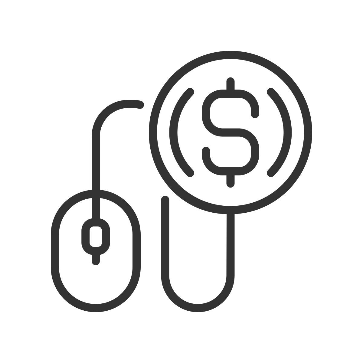pay per click icon