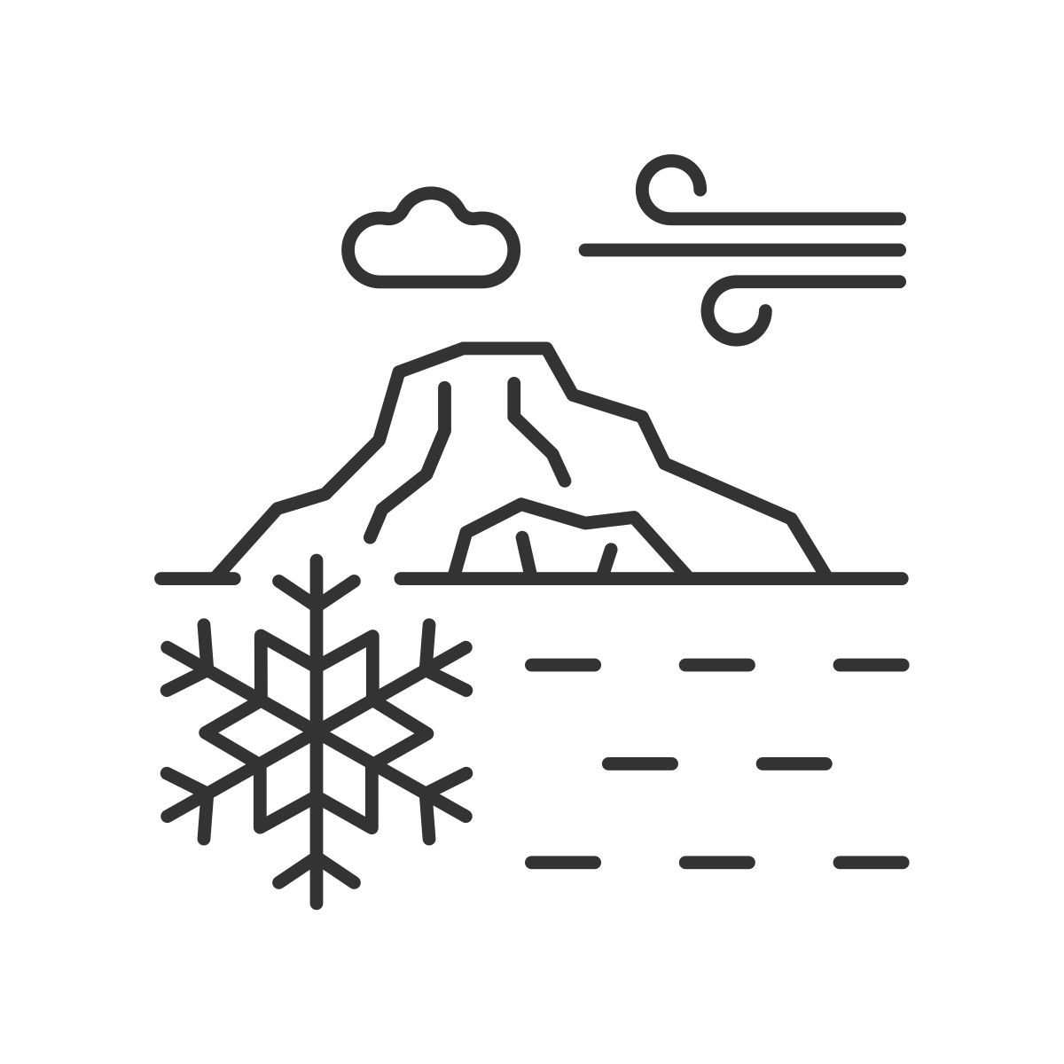 permafrost area icon