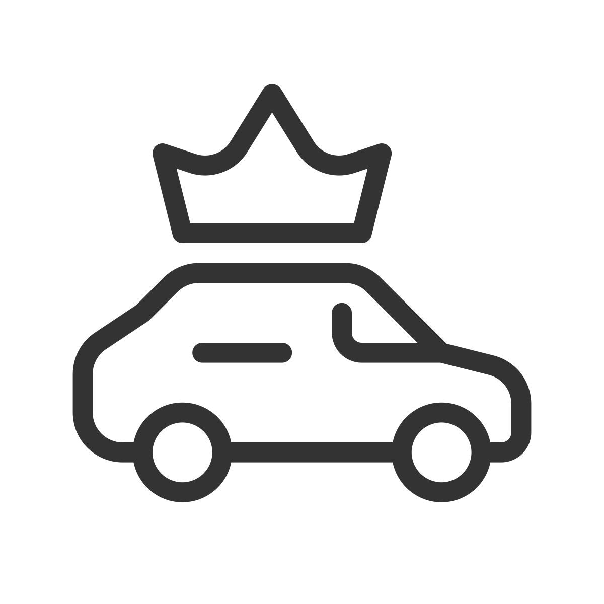 premium taxi service icon